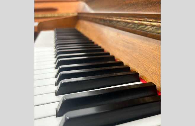 Danemann Satin Mahogany 108 Upright Piano, Used - All Inclusive Premium Package (SN:67563) - Image 10